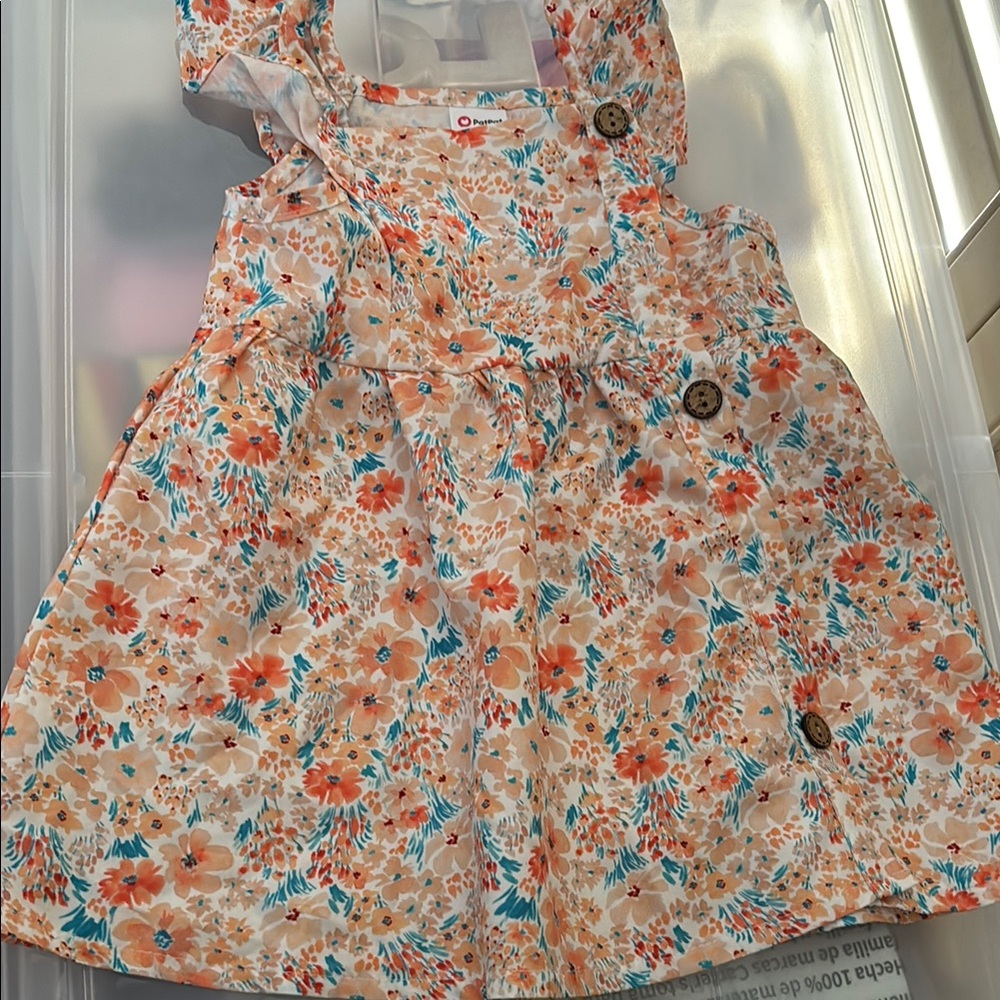 Toddler Girls Spring Dress 9-12 months EUC